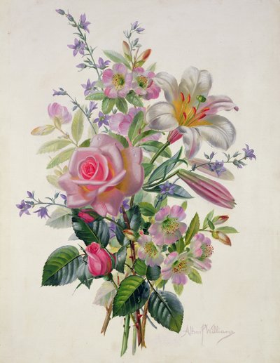 AB211 A Pink Bouquet by Albert Williams